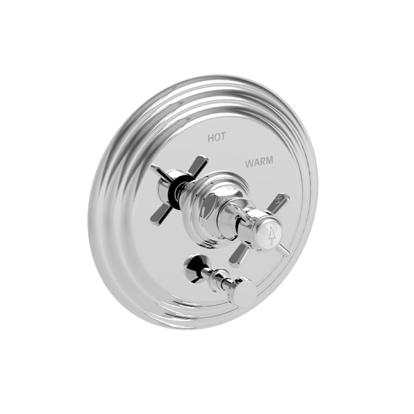 Newport Brass Balanced Tub & Shower Diverter Plate With Handle in